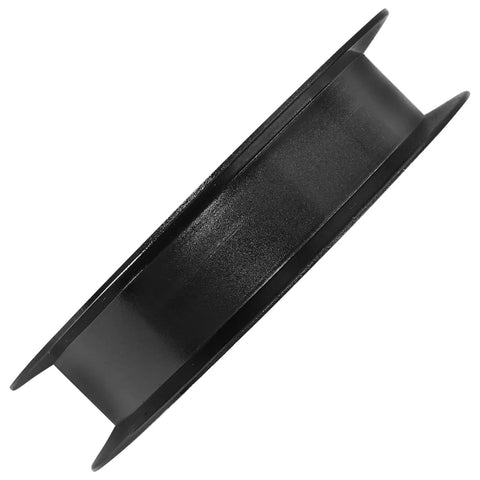 Heavy Duty Replacement Drive Idler Pulley Fits Toro 17 44ZX Z17 44 18 52ZX ZX440 ZX525 Z16 44 18 44ZX Mod C8L 32122 black pulley's side view.
