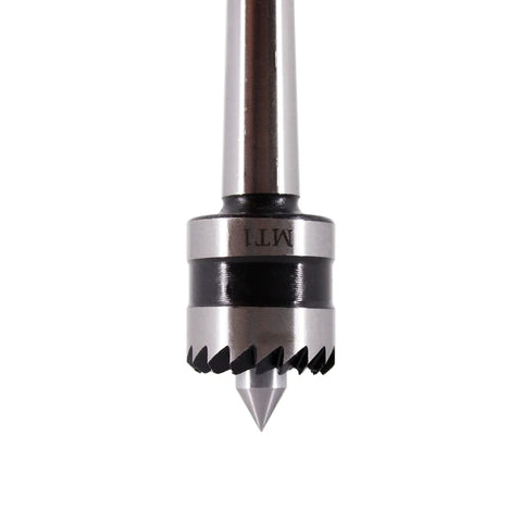 Heavy Duty Wood Lathe Drive Center 1MT With Five Eighth Inch Crown For Precision Woodworking 40Cr Alloy Steel Super Tough Strong Grip Teeth