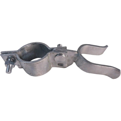 Heavy Duty Galvanized Chain Link Gate Fork Latch With Solid Padlock Hole For Secure Yard Setup Fits 1 5/8 By 1 7/8 Inch Fence Posts Case Of 25 Backyard Essentials side view