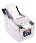 Automatic Label Peeling Machine With Digital Display For Paper Tubes Fast 130 Mm Per Second speed view with label roll and controls.