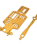 Metal RC Car Chassis Frame For Mini Q 1/28 With Multi Wheelbase Bottom Plate And Second Floor Slab Upgrade For Drift And Racing