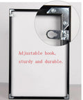 Open Type Frame Channel Picture Frame Hangers Kit close-up of adjustable hook and sturdy aluminum D-ring back panel