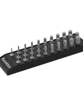 Durable 30 Piece Screwdriver Bit Set With 1 Inch Bits, 1 Quarter Hex Shank, Metric And SAE Hex, Torx Bits, S2 Steel Construction