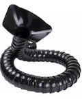 Heavy Duty Flexible Dust Collection Arm With Smoke Exhaust Hood For Industrial And Lab Setup Featuring Rock Solid Pom Build and curved black flexible arm.