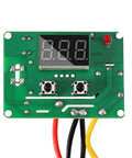 Plug And Play Digital LED Temperature Controller Module With Waterproof Probe, showing circuit board and LED display.