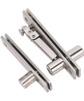 Heavy Duty Stainless Steel Pivot Hinge For Concealed Door Installations With 360 Degree Rotation Thickened Shaft 300 Lbs Load Bearing Built