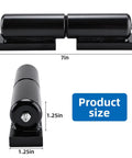 Beefy 7 Inch Barrel Gate Hinges Weld On Set Heavy Duty For Swing Gates And Trailer Ramps Matte Black 6 Pack size details