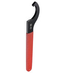 Pro Grade C Hook Spanner Wrench Collet Chuck Set For 38-42mm Round Nuts, 170mm Length, Carbon Steel, Red Non Slip Handles