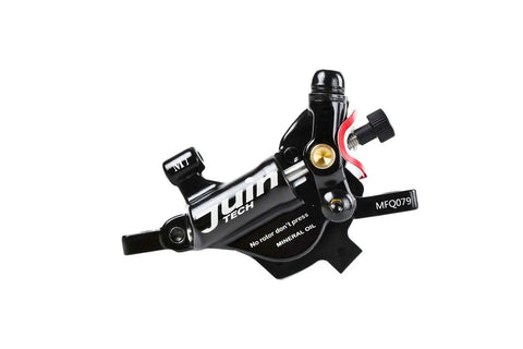 M1 Hybrid Hydraulic Disc Brake Caliper Set Beefed Up Stopping Power With Cable Actuated Post Mounts For Road E Bike MTB Black