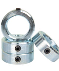 5/8 Inch Bore Zinc Plated Set Screw Shaft Collar With Outer Diameter 1-1/8 Inch And Width 1/2 Inch Pack Of 4 Carbon Steel Construction For A Tight No Slip Shaft Hold, set screw view