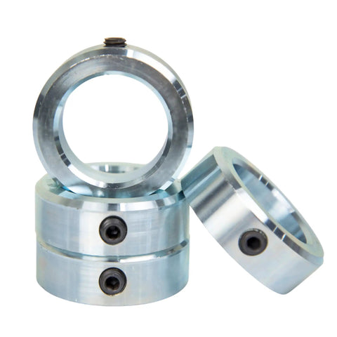 5/8 Inch Bore Zinc Plated Set Screw Shaft Collar With Outer Diameter 1-1/8 Inch And Width 1/2 Inch Pack Of 4 Carbon Steel Construction For A Tight No Slip Shaft Hold, set screw view