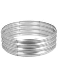 Heavy Duty Galvanized Fire Pit Ring For Outdoor Wood Burning 8 Piece Metal Firepit Liner With 0.8mm Thick Steel Above Ground Backyard Camping