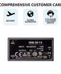 Compact Mini AC DC Power Supply Module Brings Solid 12 Volt 1.8 Amp Juice to Industrial Automation and Portable Gear label and specifications.