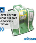 Clear Vinyl Replacement Dust Cover For 16 Gallon Gravity Flow Portable Eyewash Station Fits Over Entire Unit Protects From Dirt And Debris Eyewash Station Not Included
