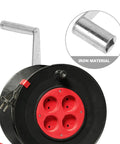 Industrial Wire EDM Spool Crank and Hand Crank for Wire Cutting Machines, Heavy Duty Spooler Winder with iron material detail