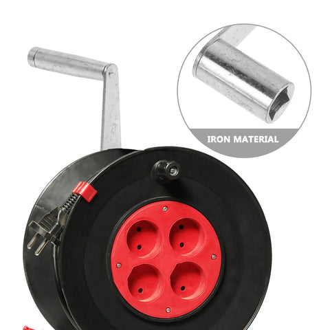 Industrial Wire EDM Spool Crank and Hand Crank for Wire Cutting Machines, Heavy Duty Spooler Winder with iron material detail