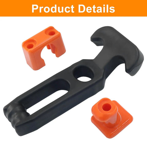 Two Pack 4 Inch T Handle Latches Rubber Draw Latches For Boat Hatch Lids And Coolers Toolboxes Golf Carts With Screws Orange Durable Easy Install Universal Fit For Marine Or Outdoor Gear