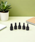 Cool 5 Piece Black Carbon Steel Screw Extractor Set With Spiral Flute Bits Ranging From One Eighth To One Quarter Inch For Tough Auto Home And Electronic Repair Jobs That Just Break Loose Like A Pro. 5-piece black carbon steel extractor bits, 1/8 to 1/4 inch
