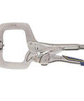 Fast Release Welding Pliers With Swivel Pads 11 Inch Locking Pliers C Clamp For Metal Fabrication Wide Opening Jaws shown