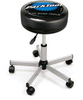 Rolling Adjustable Height Shop Stool With 5 Inch Gas Shock Five Smooth Wheels Swivel Seat Height Range 17 To 22 Inches Ride Ready
