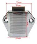 Reinforced Cabinet Push Button Locking System For Home Use No Fuss Quick Install Drawer Latches in chrome with dimensions