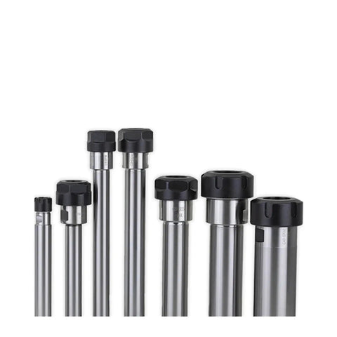 Tough As Nails Collet Straight Shank Milling Extension Rod For Cnc Lathes Drill Presses And Milling Machines Knockout Stability Smooth Vibration Free Heavy Duty Cutting, various sizes in metallic finish.