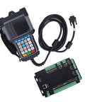 3 Axis CNC Motion Control System Kit With Color Display For Precision Tool Change On Factory Floor A Pro Workhorse With 16 Input 8 Output Stepper Board And 16 Input 16 Output Servo Board Plus 0 To 10 Volt Analog Output For Accurate Machine Control. CNC handheld controller, cable, and board