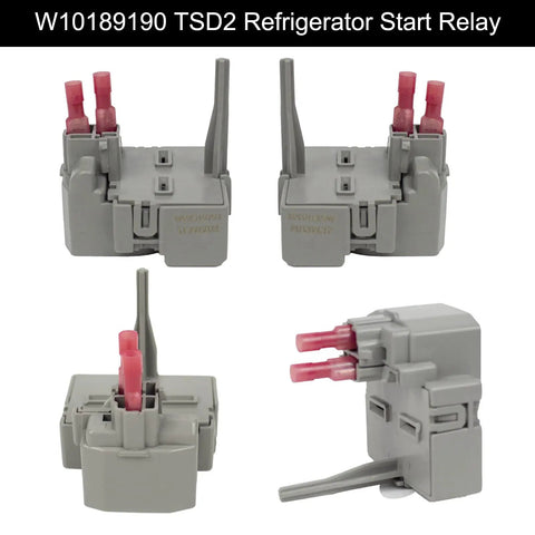 Refrigerator Start Relay Kit With Capacitor Plug And Play Compatible With Kenmore Whirlpool Amana Maytag Units, 4 Views