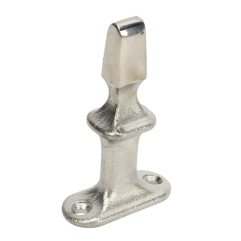 Premium Marine Grade Stainless Steel Boat Door Holder And Stopper Catch With Secure Grip, Rust Resistance, Polished Finish For Yachts Rvs Cabinets Hatches To Keep Doors Shut While Cruising, polished stainless steel fixture.