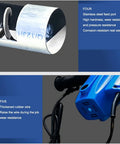 Electric 110V Portable Grain Auger Conveyor showing stainless steel feed port and thickened rubber wire, 5M length