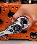 Person using Pro Grade Stud Extractor Tool For Removing Broken Or Seized Studs And Damaged Bolts From One Quarter To Three Quarters Inch