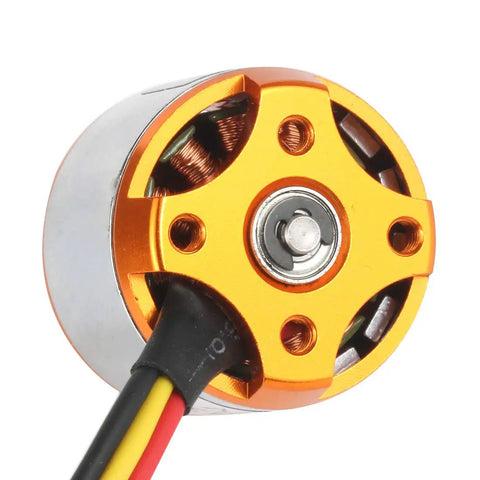 Front view of 1400KV 2212 Brushless Outrunner Motor With Mount 10T For RC Aircraft And Four And Six Axis Quadcopters UFOs