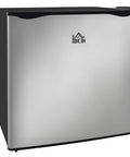 Sick Silver Mini Freezer With 1.1 Cu Ft Storage Capacity Featuring Reversible Door, compact silver design for dorm or office.