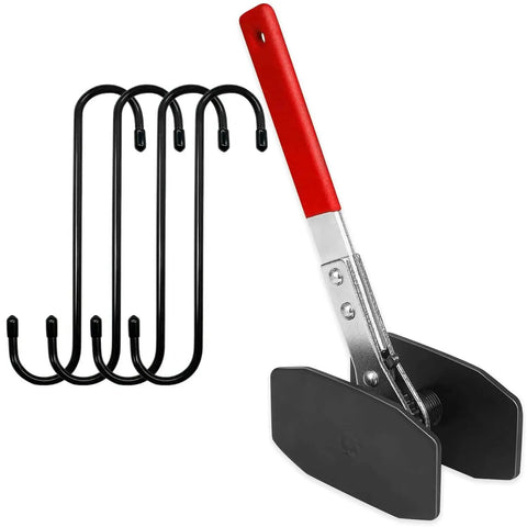 4 In 1 Universal Disc Brake Caliper Compression Tool With Four Caliper Hangers for Single Dual and Quad Piston Calipers