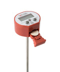 Waterproof Digital Instant Read Thermometer For Cooking BBQ Grilling Baking And Meat With Pocket Clip Red Color