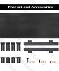 Smooth As Butter Under Desk Keyboard Tray With Heavy Full Extension Slides Wooden Pullout Work Platform For Clearing Desk Clutter Big Upgrade For Streamers Coders And Gamers 30 Inch Black parts and accessories including screws and brackets