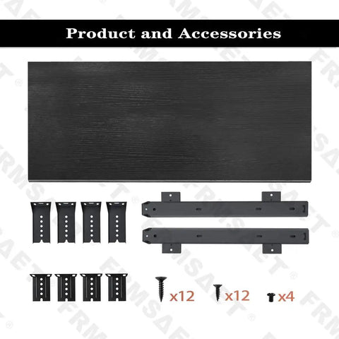Smooth As Butter Under Desk Keyboard Tray With Heavy Full Extension Slides Wooden Pullout Work Platform For Clearing Desk Clutter Big Upgrade For Streamers Coders And Gamers 30 Inch Black parts and accessories including screws and brackets