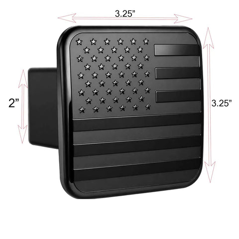 American Flag Trailer Hitch Plug Cover For 2 Inch Receiver Built To Last Tough As Nails Heavy Duty Weather Resistant Tow Hitch Protector