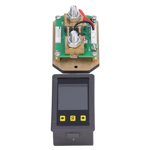 Color Screen Smart Power Meter With Bidirectional Detection And Power Off Memory displaying interface and components