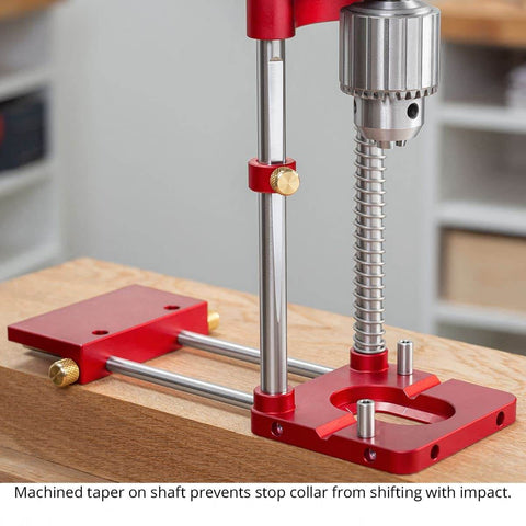Auto Line Drill Guide Portable Drill Guide for Perpendicular Holes Up to Two Inches with Laser Centerlines, side view
