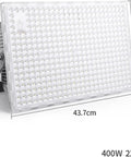 JUDYSSY Led Flood Lights Outdoor Security Lights White 20V Led Work Light, 400w, 29.1cm x 43.7cm with aluminum body.