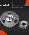 Engine Timing Chain Kit With Sprocket for OHV 4.3L V6 Chevy GMC Trucks and SUVs on black background