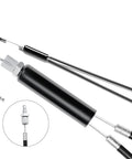 Gyro Brake Cable Kit For Bikes Full Front And Rear Cable Set With Upper And Lower Cables Spinner Rotors Complete Black Replacement Part Includes All Mounting Hardware For Easy Setup featuring detailed connectors and cables