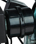 Close-up of Built Tough One Point Five Horsepower Three Gallon Oil Free Electric Air Compressor showcasing durable motor components.
