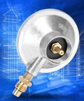 Low Pressure Gas Regulator With Adjustable Valve For BBQ Grills Patio Heaters Fire Pits And Outdoor Cooking 1 Inch 20UNF