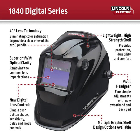 Premium Auto Darkening Welding Helmet With True Color Lens For Crushing Beads And Boss Level Comfort Designed For Tradesmen Grinding Steel Daily At The Yard, featuring 4C lens tech and digital controls.