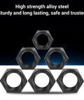 Heavy Duty 10-Piece Impact Nut Remover Set With Storage Box For Stripped Bolts Grab Broken Screws Super Tough No 45 Steel Short Extractor Kit That Slows Down Your Work And Gets You Out Of The Jam Fast, 10pc steel extractors