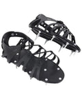 Pair of Spiked Lawn Aerator Shoes Self Leveling For Resin Coatings And Epoxy Floors, 4.5cm Nail Length, Comfortable PETG Construction