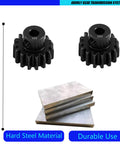 2 Pack 15 Tooth Pinion Gear 32 Pitch Hardened Steel CNC Machined Upgrade For RC Cars And Trucks 15T Pinion Compatible With TRX4