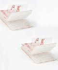 Heavy Duty Adhesive Mounting Strips For Ezpass Sunpass And Dash Cams, clear foam double-sided tape, 25x30 mm design.
